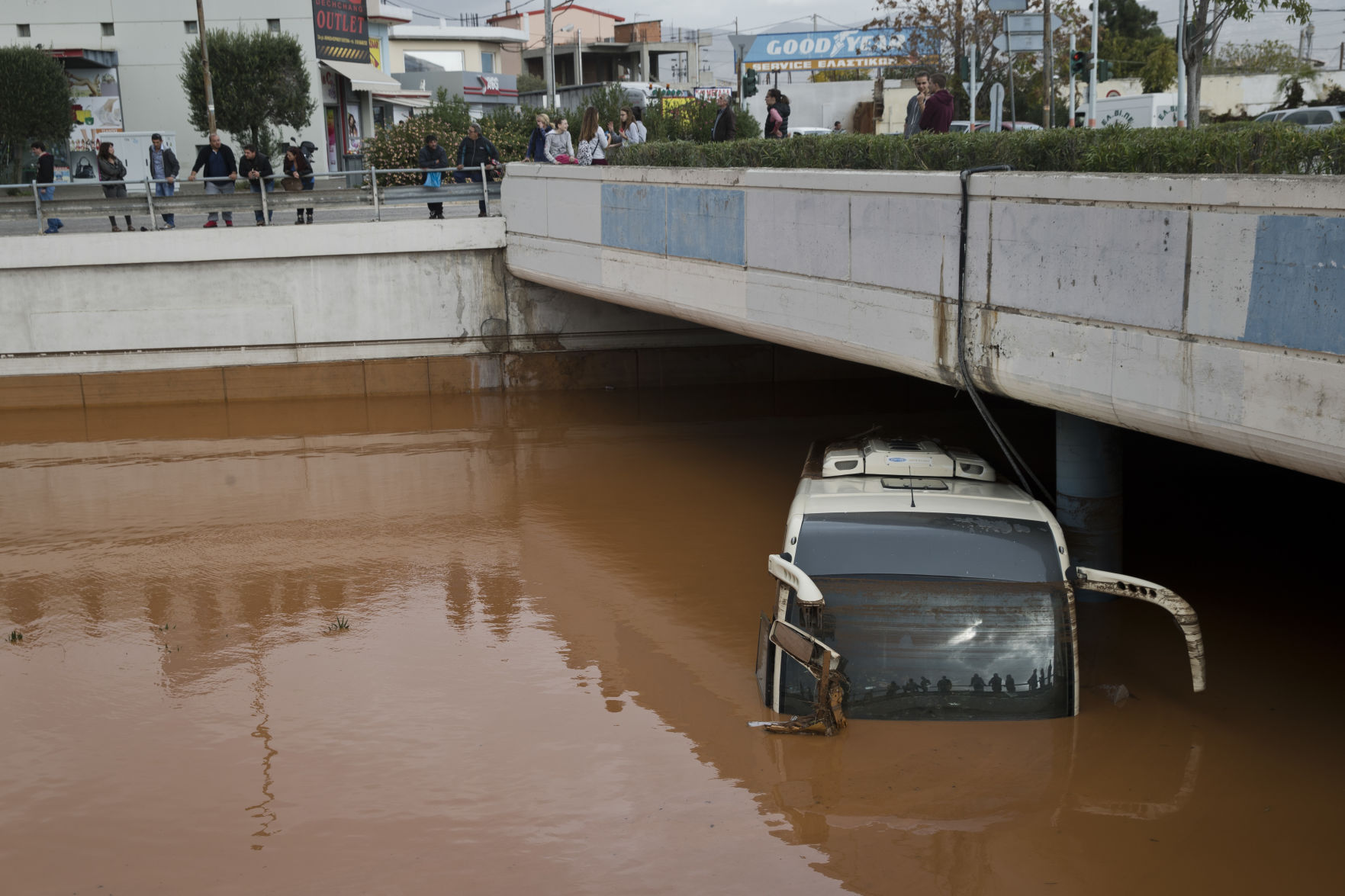 APTOPIX Greece Storms